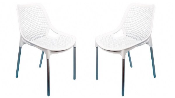Стулья для уличных кафе белые купить в Ирбите