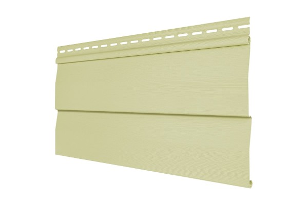 Виниловый сайдинг Tecos - корабельный брус, светло-желтый  купить в Ирбите