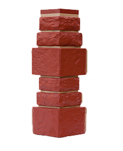 Угол T-Сайдинг-Дикий Камень Красный купить в Ирбите