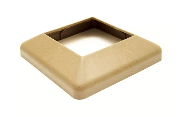 Крышка нижняя ПВХ для столба Deckart 100х100 Орех купить в Ирбите