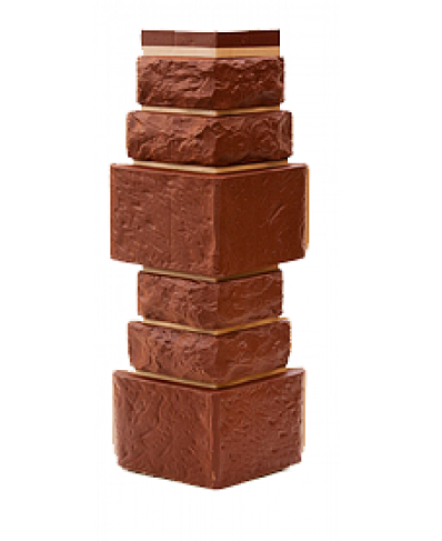 Угол T-Сайдинг-Дикий Камень Коричневый купить в Ирбите