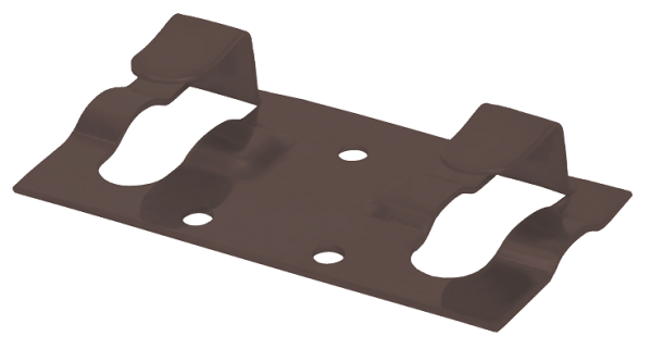 Кляймер стартовый Grinder для монтажа наличника коричневый купить в Ирбите