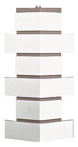 Угол T-Сайдинг - Кирпич Модерн Белый купить в Ирбите