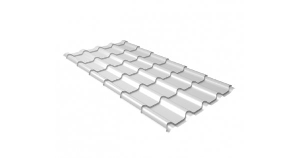 Металлочерепица камея GL 0,5 Quarzit RAL 9003 сигнальный белый купить в Ирбите