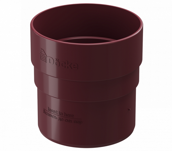 Муфта соединительная ПВХ Docke STANDART красный купить в Ирбите