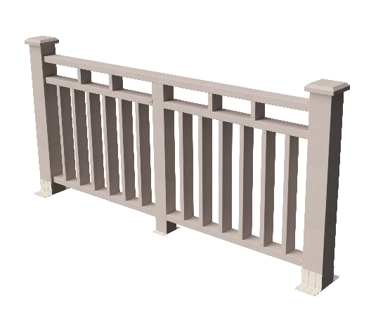 Ограждения декоративное ДПК GRINDERDECO Европа выбеленый дуб купить в Ирбите