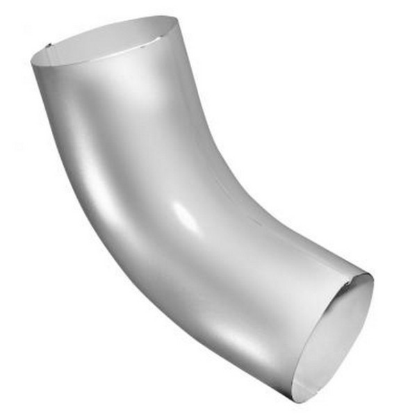 Водосток Grand Line 125x90 – Колено трубы RAL 9003 купить в Ирбите