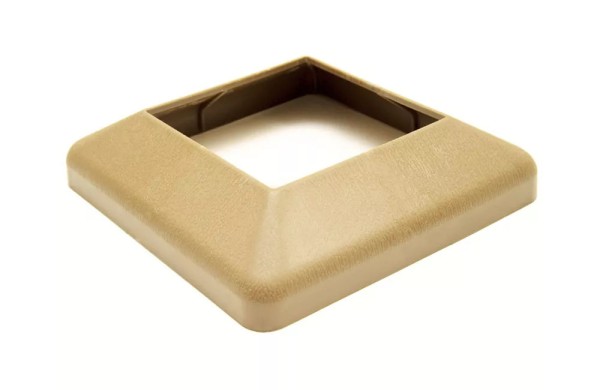 Крышка нижняя ПВХ для столба Deckart 125х125 Орех купить в Ирбите