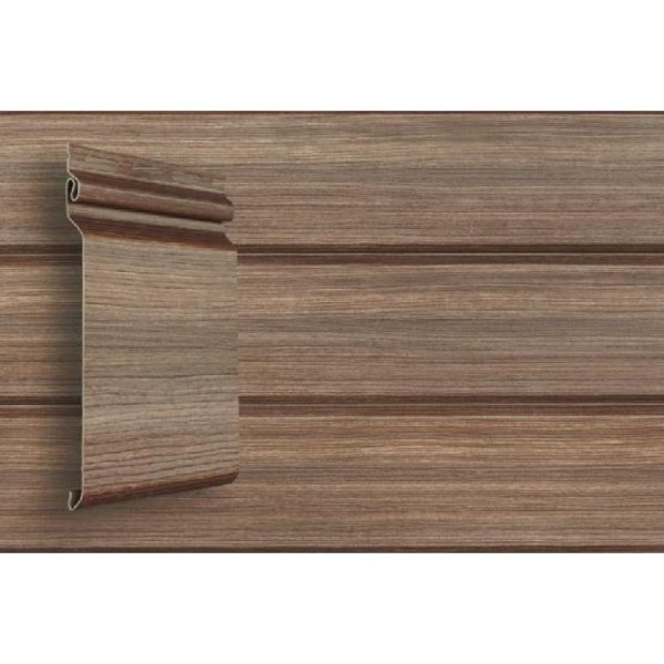 Виниловый сайдинг Grand Line Natural-Брус Tundra - Кедр купить в Ирбите