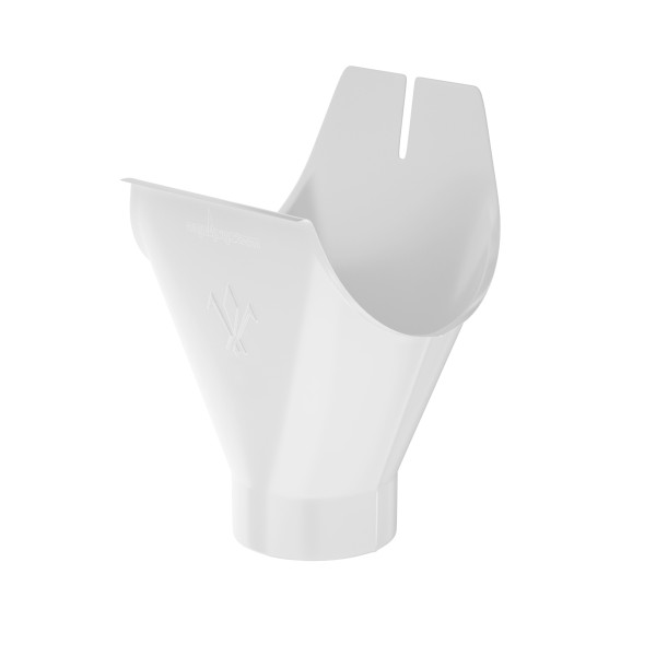 Водосток Aquasistem, система 125x90 - Воронка желоба RAL 9003 Белый купить в Ирбите