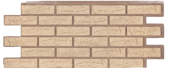 Фасадная панель Техоснастка, Лондон Брик, Желтый купить в Ирбите