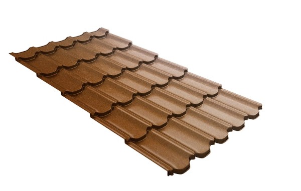 Металлочерепица квинта плюс с 3D резом 0,5 Quarzit Cuprum Steel купить в Ирбите