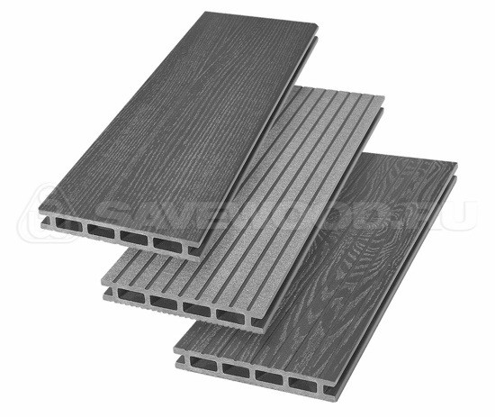 Террасная доска из ДПК SW Carpinus (R) — двухсторонняя графит купить в Ирбите