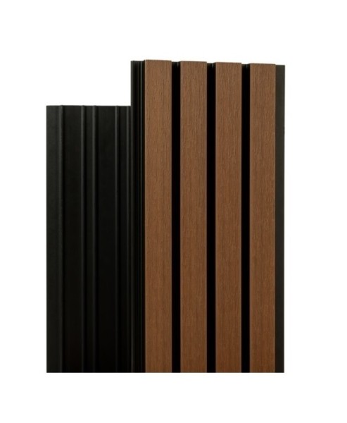 Фасадная реечная панель Ecodecking Скай коэкструзия 200х20х3000 Тик купить в Ирбите