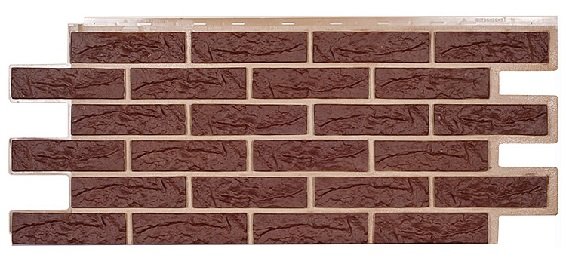 Фасадная панель Техоснастка, Лондон Брик, Коричневый купить в Ирбите