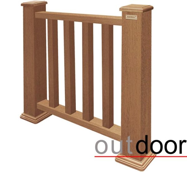 Ограждение из ДПК Outdoor Классик 3D STORM дуб купить в Ирбите