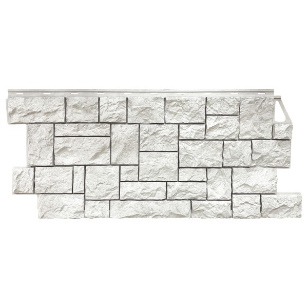 Фасадная панель FineBer, Камень Дикий, Жемчужный купить в Ирбите