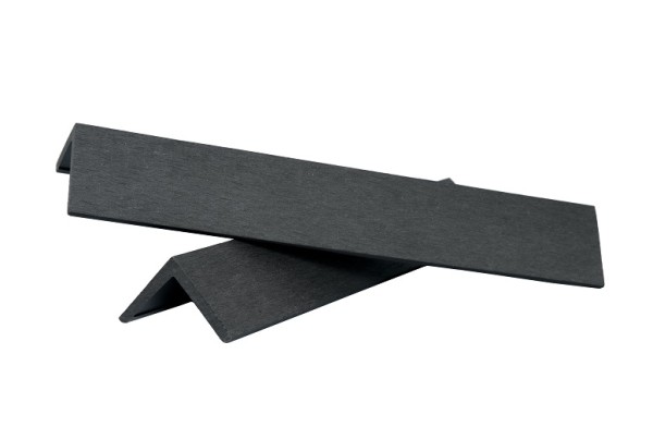 Уголок ДПК завершающий шлифованный SINGARAJA чёрный купить в Ирбите