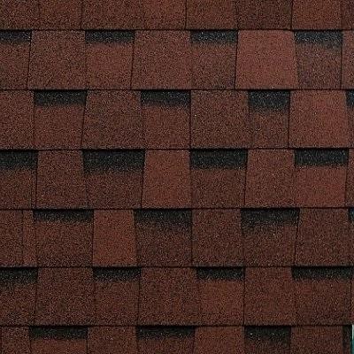 Двухслойная ламинированная черепица Shinglas, серия Фазенда – Красный купить в Ирбите