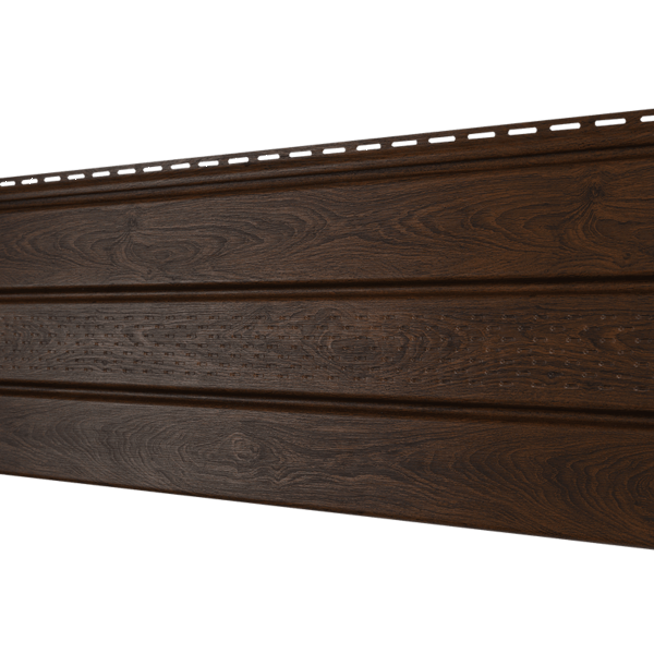 Софит Ю-Пласт перфорация по центру, Орех тёмный купить в Ирбите