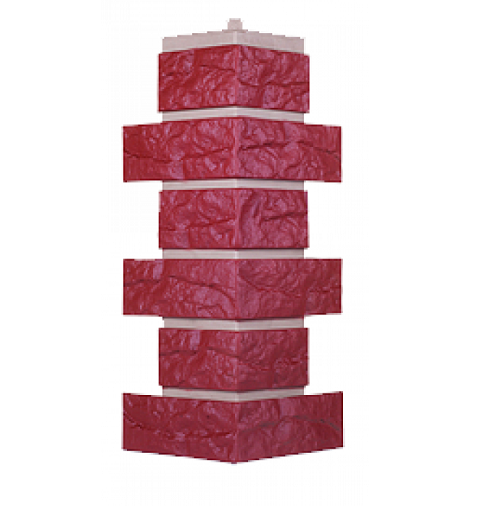 Угол T-Сайдинг-Кирпич Лондон Брик Красный купить в Ирбите