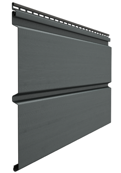 Виниловый сайдинг docke (дёке) - профиль D6S графит купить в Ирбите