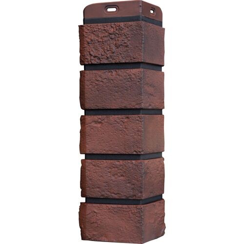 Угол Grand Line состаренный кирпич Элит кофе (жжёный), ШОВ черный купить в Ирбите