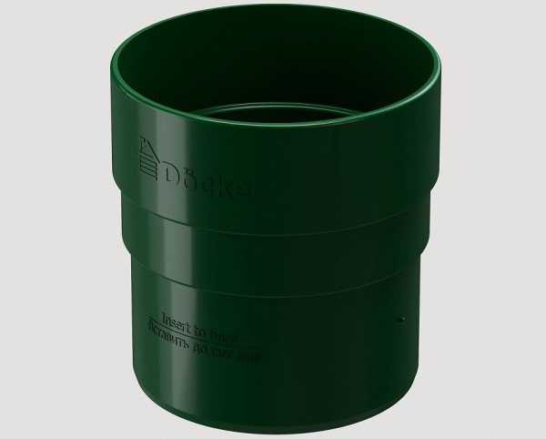Муфта соединительная ПВХ Docke STANDART зеленый купить в Ирбите