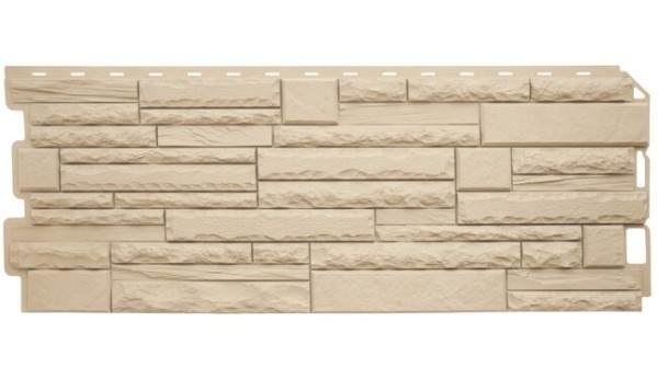 Фасадная панель Альта-Профиль Скалистый камень ЭКО Песчаный купить в Ирбите