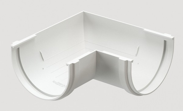 Угловой элемент 90˚ПВХ Docke STANDART пломбир купить в Ирбите