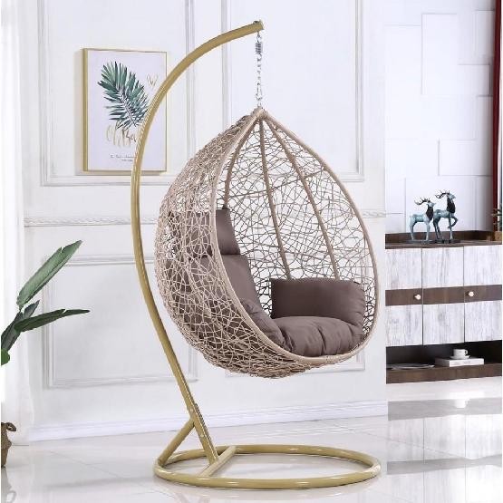 Кресло Подвесное из искусственного ротанга AFM-169A-LB Beige купить в Ирбите