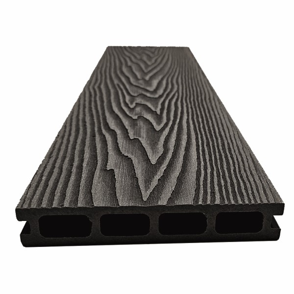 Террасная доская ДПК NanoWood Double 3D Антрацит купить в Ирбите