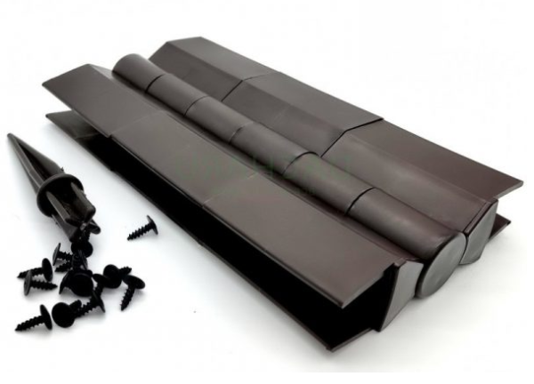 Угловой (стыковочный) шарнир для грядкок ДПК 225мм чёрный купить в Ирбите