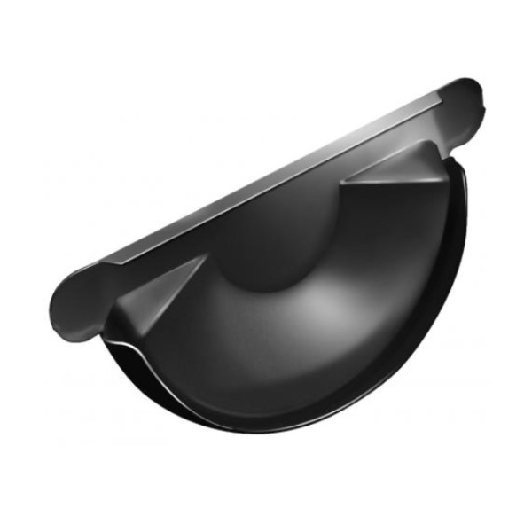 Водосток Grand Line 125x90 – Заглушка желоба RAL 9005 купить в Ирбите