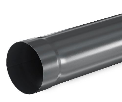 Водосток Aquasistem, система 125x90 - Труба водосточная 1.00м RAL 7024 Тёмно-серый купить в Ирбите