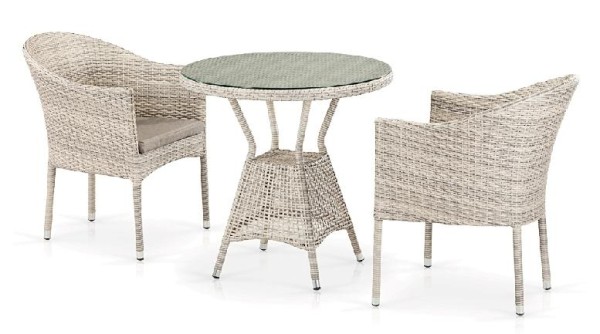 Комплект плетеной мебели AFINA из иск. ротанга T705ANT/Y350-W85 Latte 2Pcs купить в Ирбите