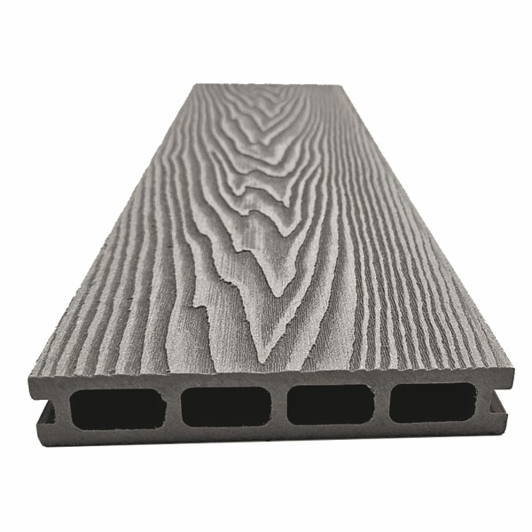 Террасная доская ДПК NanoWood Double 3D Серый купить в Ирбите