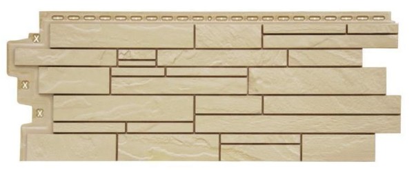 Фасадная панель Grand Line Скала Стандарт бежевый купить в Ирбите