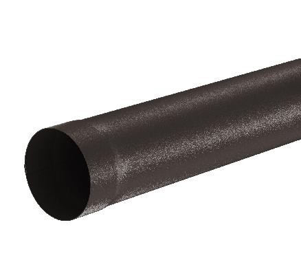 Водосток Aquasistem, Система 125x90 - Труба водосточная 3.00м RR 32 Тёмно-коричневый matt купить в Ирбите