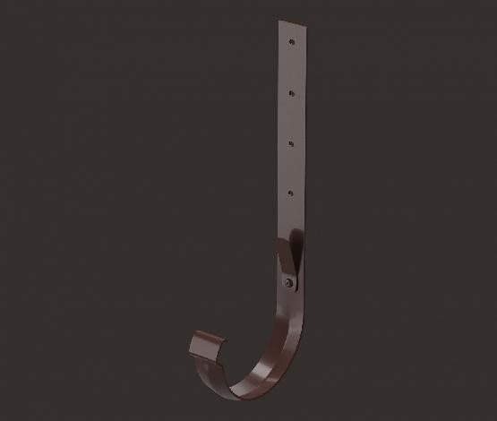 Металлический кронштейн желоба Docke Lux - Шоколад купить в Ирбите
