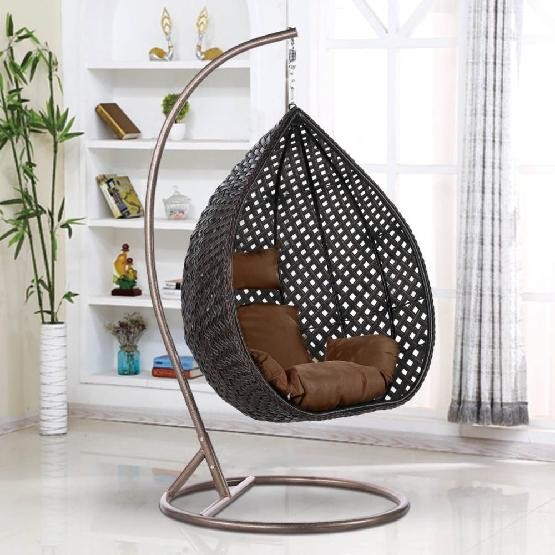 Кресло Подвесное из искусственного ротанга AFM-250B-L Brown купить в Ирбите