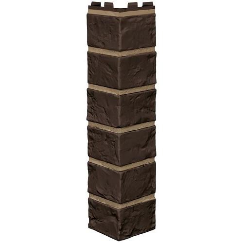 Угол наружный ТЕХНОНИКОЛЬ Оптима Кирпич Тёмно-коричневый купить в Ирбите