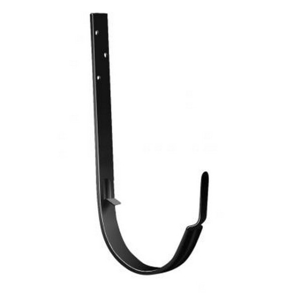 Водосток Grand Line 125x90 – Кронштейн длинный RAL 9005 купить в Ирбите