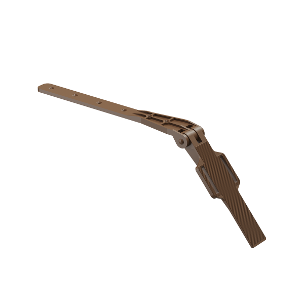 Крепление регулируемое для кронштейна желоба Docke Premium ПВХ - Каштан купить в Ирбите