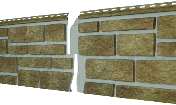 Фасадная панель Ю-пласт Стоун Хаус S-Lock Таганай вулканический купить в Ирбите