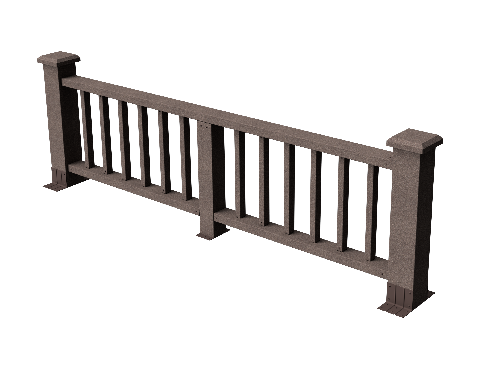 Ограждения декоративное ДПК GRINDERDECO Троя венге купить в Ирбите