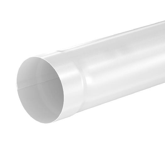 Водосток Aquasistem, система 125x90 - Труба водосточная 3.00м RR 20 Белый купить в Ирбите