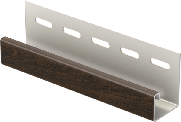 J-планка к Софиту PRO Тёмный орех купить в Ирбите