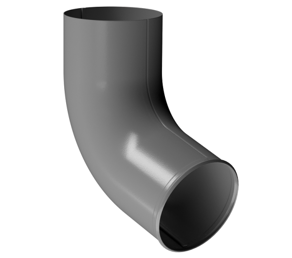Отвод трубы D90 Döcke STAL PREMIUM Графит, (RAL 7024) купить в Ирбите
