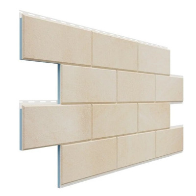 Фасадная термопанель Доломит Дагестанский камень Бланка